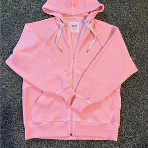 Aerie Pink Zip-Up Hoodie